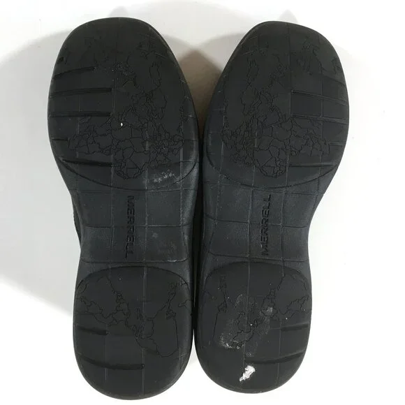 Merrell World Vue Moc Slip On Shoes Mens Size 11 Black Leather J94005 - Picture 7 of 9